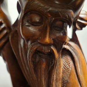 Carved Shoulao, God of Longevity